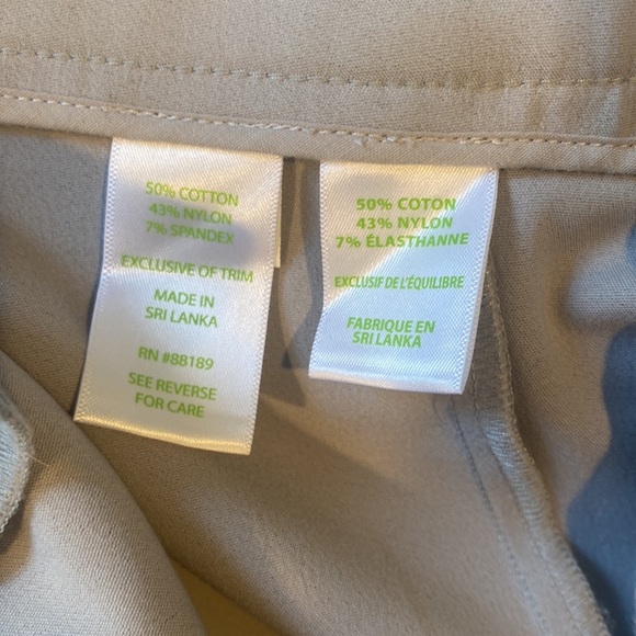 NWT Lilly Pulitzer Chantal Stretch Dinner Pant in Palm Beach Grey. Size 4 - Picture 8 of 8